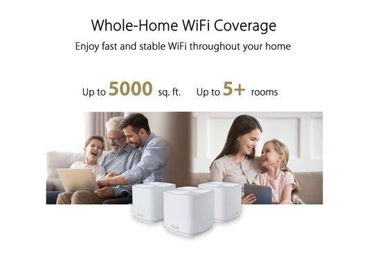 El sistema Asus Zenwifi Xd5 consta de tres Asus Ax3000 Wifi 6 R
