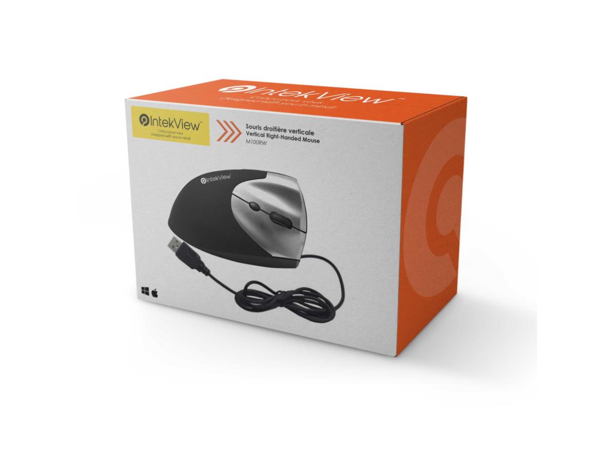 Nu-Tone Intekview Vertical Mouse Wired Right Hand