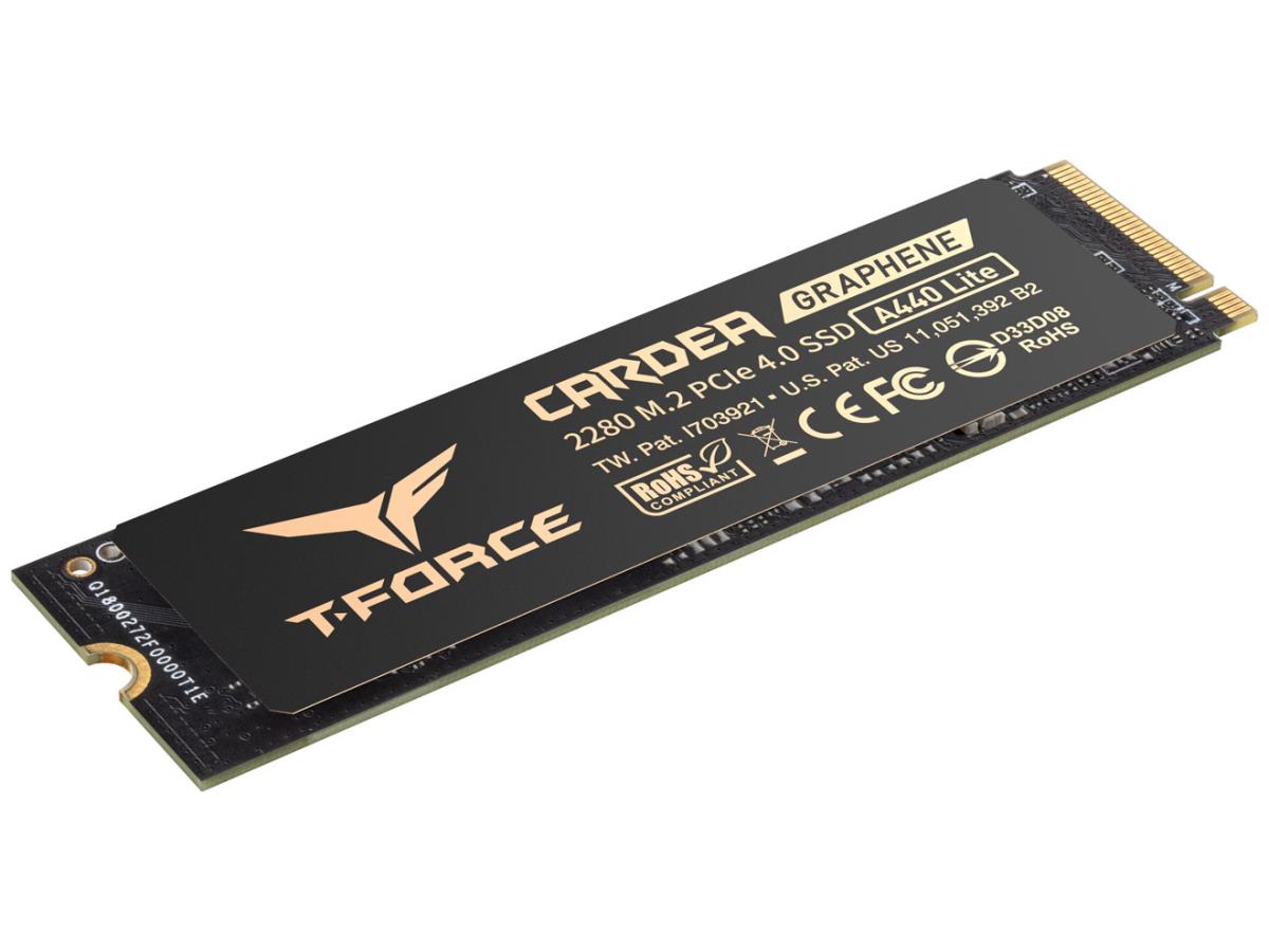 Unidad de estado sólido T-Force M.2-2280 PCI-E Gen4X4 A440 Lite de 2 TB con 3 ranuras para tarjeta gráfica