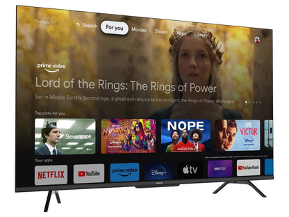 Téléviseur Google Skyworth 55 pouces avec écran UHD sans cadre et assistant Google