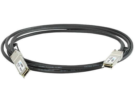 Câble DAC passif Axiom 100Gbase-Cr4 Qsfp28 compatible Mikrotik 1 m