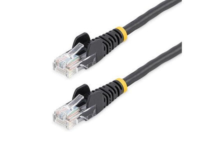 Cable de conexión sin enganches Startech.Com Cat5E/Cat5 negro de 5 m - Pat