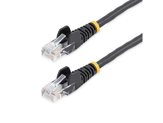 Cable de conexión sin enganches Startech.Com Cat5E/Cat5 negro de 5 m - Pat