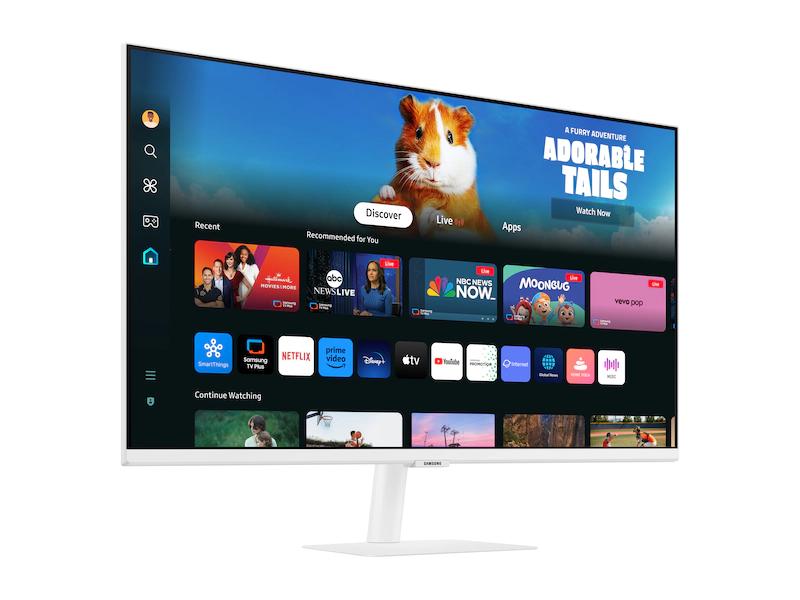 Moniteur intelligent Samsung 32 pouces Full HD, blanc