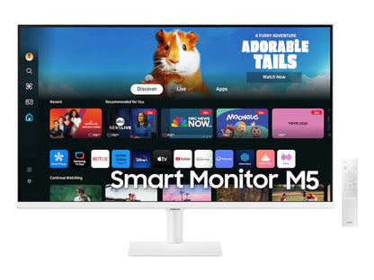 Moniteur intelligent Samsung 32 pouces Full HD, blanc