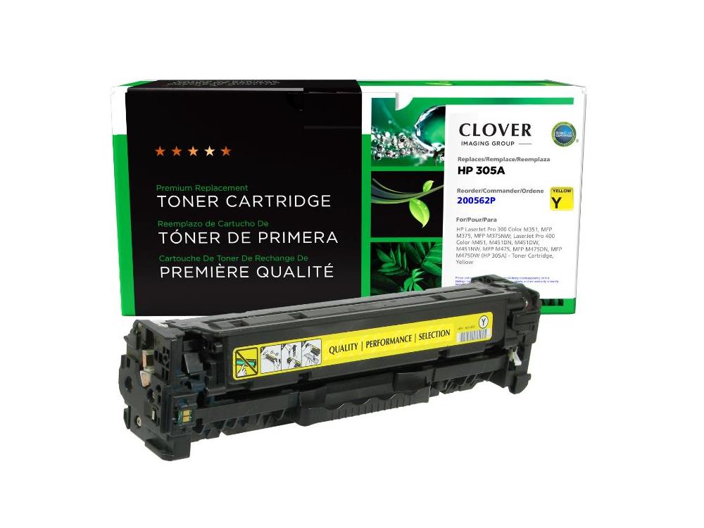 Clover Imaging Remanufactured Yellow Toner Cartridge Alternative F