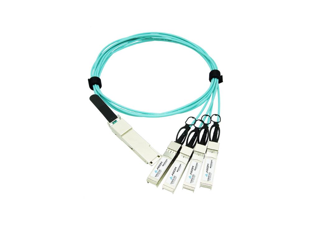 Cable óptico activo Axiom 400Gbase-Aoc Qsfp-Dd a 4 Qsfp56 HP Com