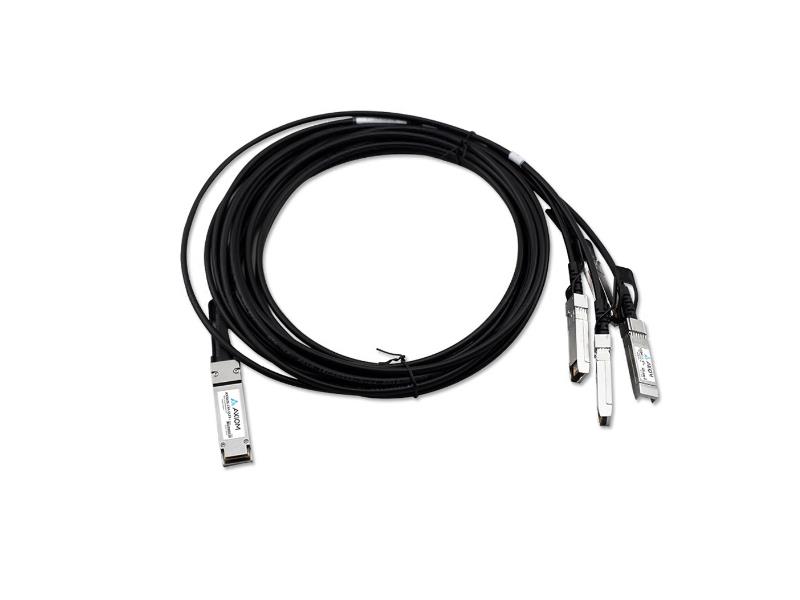 DAC pasivo Axiom 100Gbase-Cr4 Qsfp28 a 4 Sfp28 compatible con Fortinet