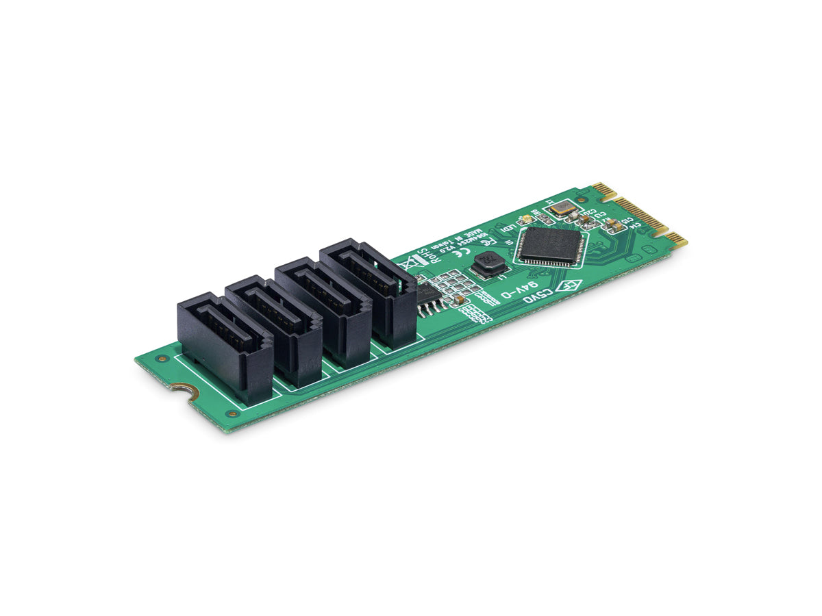 Carte adaptateur Startech 4 ports M.2 vers Sata, M.2 Pcie 3.0 vers disque dur Sata