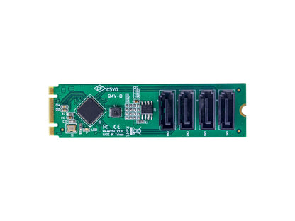 Carte adaptateur Startech 4 ports M.2 vers Sata, M.2 Pcie 3.0 vers disque dur Sata