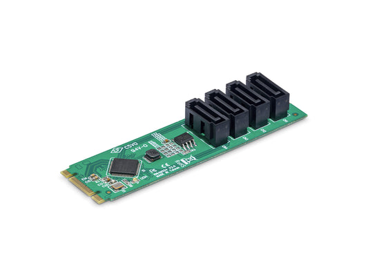 Carte adaptateur Startech 4 ports M.2 vers Sata, M.2 Pcie 3.0 vers disque dur Sata