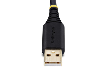 Câble adaptateur USB vers série StarTech (2 m), rétention COM, entrée