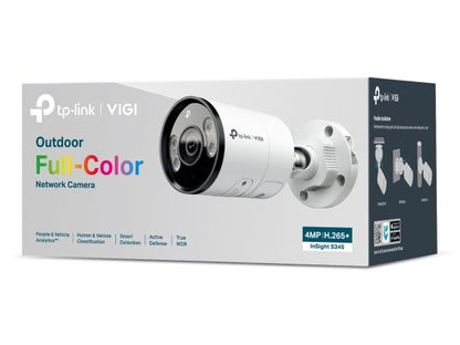 Tp-Link 4Mp Full-Color Bullet Network Camera Spec: 4Mp, 4Mm Fixed