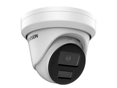 Cámara de torreta fija con luz híbrida inteligente de 4 MP de Hikvision, Darkfighter S, Acus