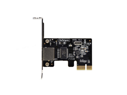 Tarjeta adaptadora de red PCIe Gigabit de 1 puerto Startech, tarjeta de red de perfil bajo