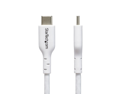 Cable de carga USB-C Startech blanco de 1 m (3,3 pies), cable USB-C, USB 2.0