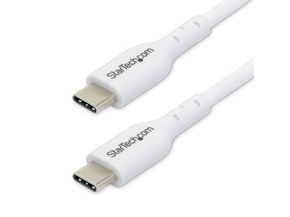 Cable de carga USB-C Startech blanco de 1 m (3,3 pies), cable USB-C, USB 2.0