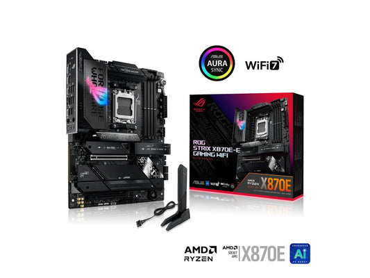 Asus Rog Strix X870E-E Gaming Wifi Amd Am5 Ryzen Max 192Gb Ddr5 Atx