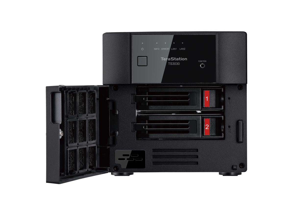 Buffalo Terastation 3230Dn - Disco duro NAS de escritorio de 8 TB y 2 bahías (2 unidades de 4 TB)