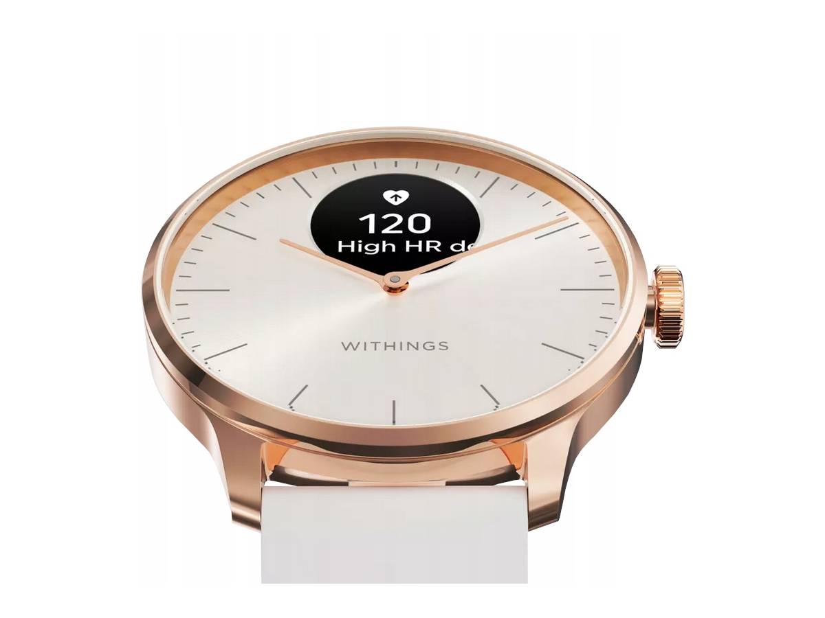 Withings - Scanwatch Vitals - 38 mm - Blanc/Or rose