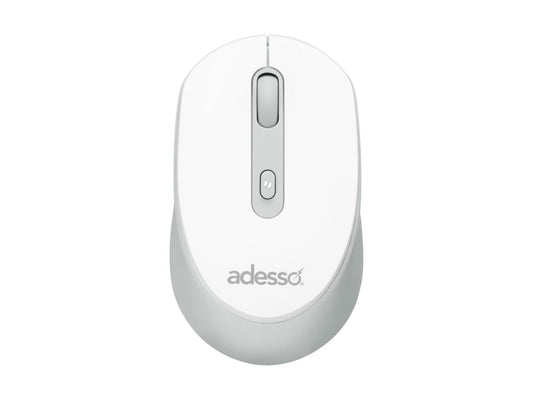 Adesso Wireless Mouse With Ai Copilot Shortcut Button (White)