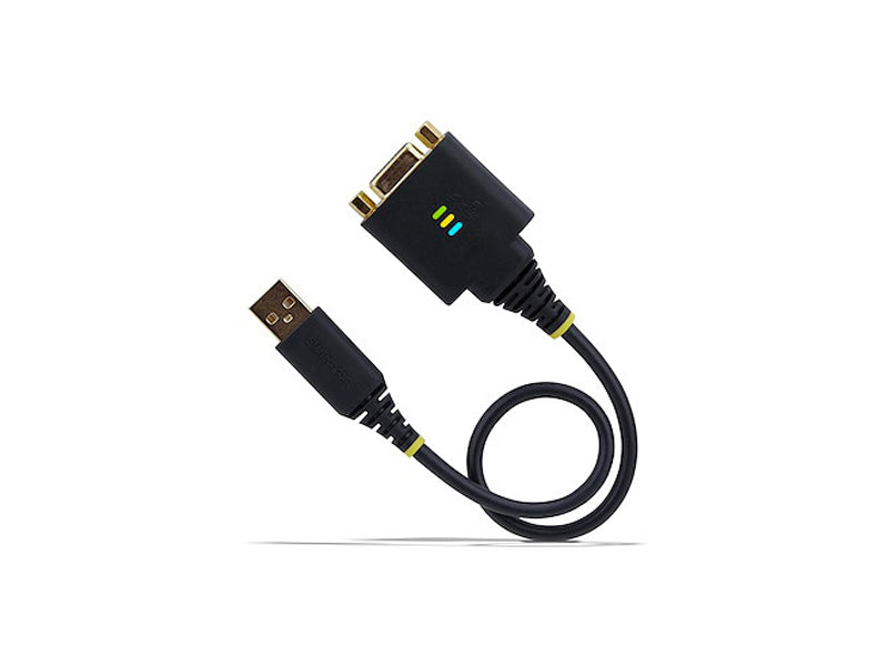 Startech Câble adaptateur série USB vers null modem 1 pied (30 cm), Com Re