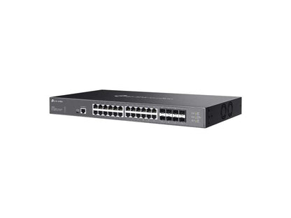 Tp-Link Omada 24-Port 10Gbase-T L2+ Managed Switch With 8 10Ge Sfp