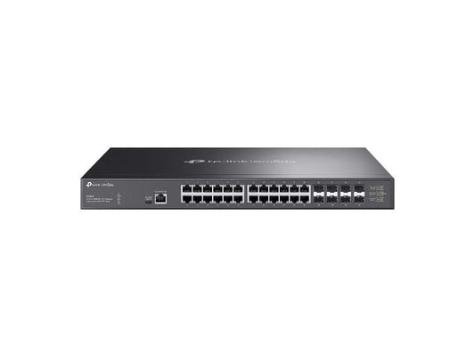 Tp-Link Omada 24-Port 10Gbase-T L2+ Managed Switch With 8 10Ge Sfp