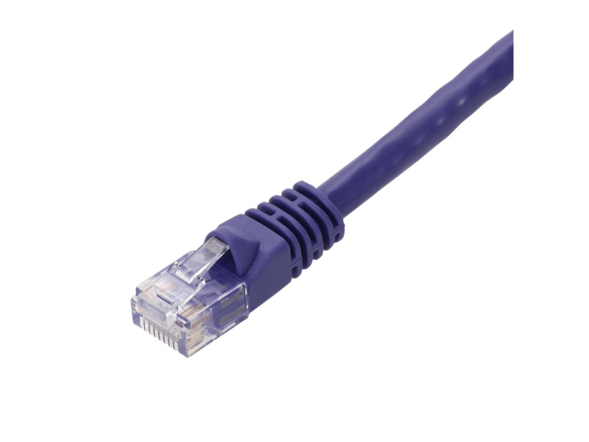 Add-On 5Ft Cat6A Purple Pvc Utp Cable Rj-45 M/M