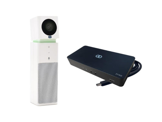 Kit Byom compact pour petites pièces : barre vidéo Uno et hub Zygo pour S