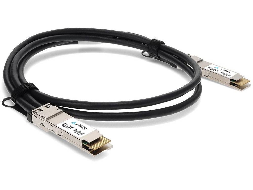Cable DAC pasivo Axiom 400Gbase-Cu Qsfp-Dd compatible con Dell de 0,5 m