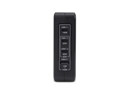 Cargador de pared Startech USB-C de 140 W, 3 puertos USB-C/1 puerto USB-A, PD 3.1 Gan Po