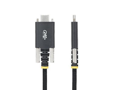 Câble de charge USB-C StarTech de 2 m (6,6 pi), verrouillage par vis latérale, 240 W