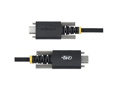 Câble de charge USB-C StarTech de 2 m (6,6 pi), verrouillage par vis latérale, 240 W