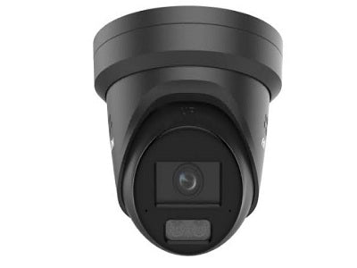 Caméra IP fixe Hikvision 8 Mpx SHL avec tourelle Colorvu 3.0, noire