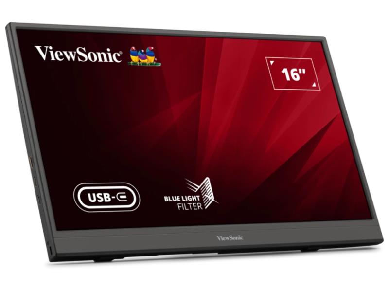 Viewsonic 15.6In Portable 1080P Ips Monitor With Usb C And Mini-Hdmi.