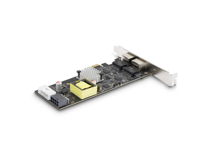Tarjeta de red PoE Nbase-T de 2 puertos y 2,5 Gbps de Startech, Intel I225 dual