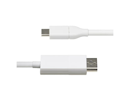 Cable USB-C a DisplayPort 1.2 Startech de 2 m (6,6 pies) 4K 60 Hz, compatible con todos los dispositivos USB-C.