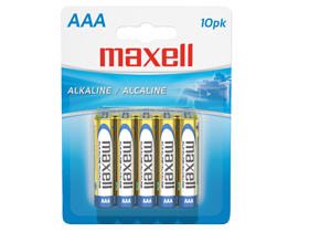Piles Maxell Gold LR03 (10 x AAA) alcalines