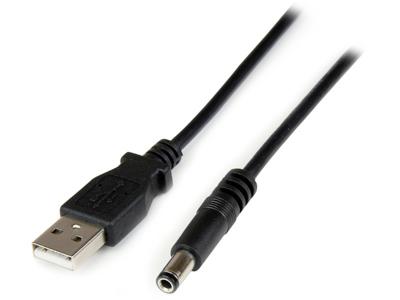 Startech.Com 1M Usb To Type N Barrel 5V Dc Power Cable - Usb A To