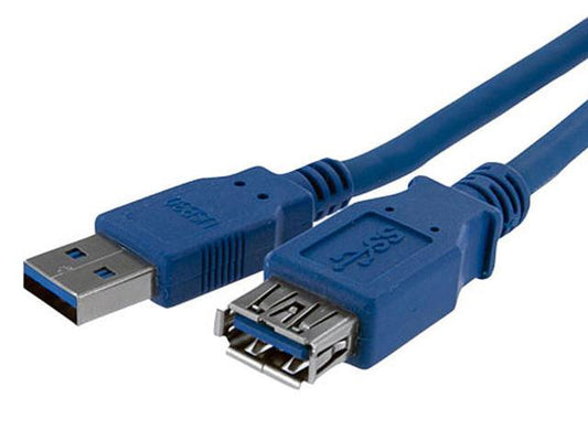 Startech.Com 1M Blue Superspeed Usb 3.0 Extension Cable A To A - M