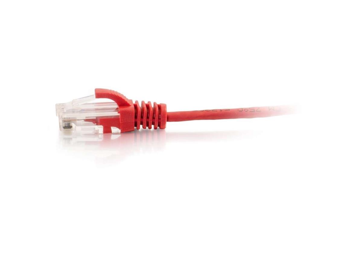 C2G Slim 3Ft Cat6 Cable - Utp - Red