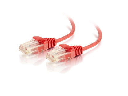 C2G Slim 3Ft Cat6 Cable - Utp - Red