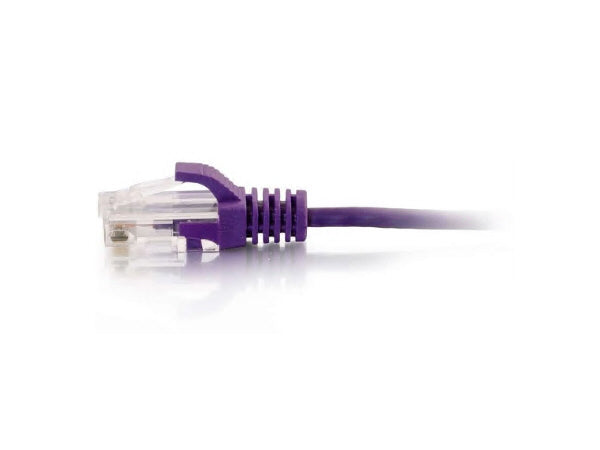 C2G Slim 1Ft Cat6 Cable - Utp - Purple