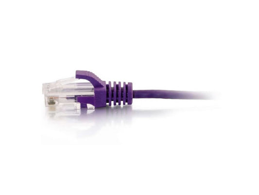 Cable Cat6 delgado C2G de 1,5 m - UTP - Morado