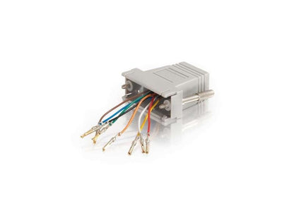 Adaptateur modulaire C2G Rj45/Db15F gris