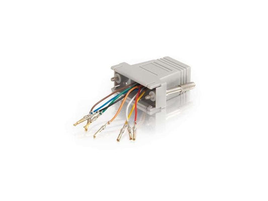 Adaptateur modulaire C2G Rj45/Db15F gris