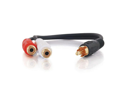 Câble Y C2G RCA mâle vers (2) RCA femelles