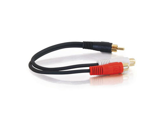 Câble Y C2G RCA mâle vers (2) RCA femelles