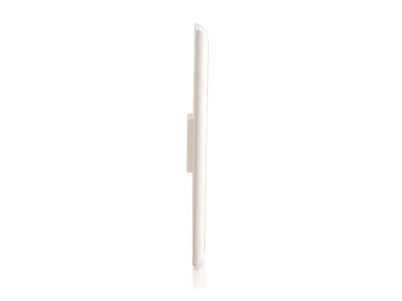 C2G 1-Port Keystone Wallplate Wht